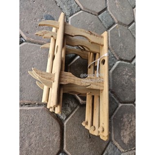 ไม้หัวตุง แขวนตุงต่างๆ (ขายส่ง)ไม้สักแท้ ทนทาน