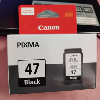 เซ็ตคู่ 2 ชิ้น: คุ้มยิ่งกว่า! ตลับหมึก Canon PG47 ดำ + CL57s(small) สี แท้ 100% สำหรับ PIXMA E410 E470 E480
