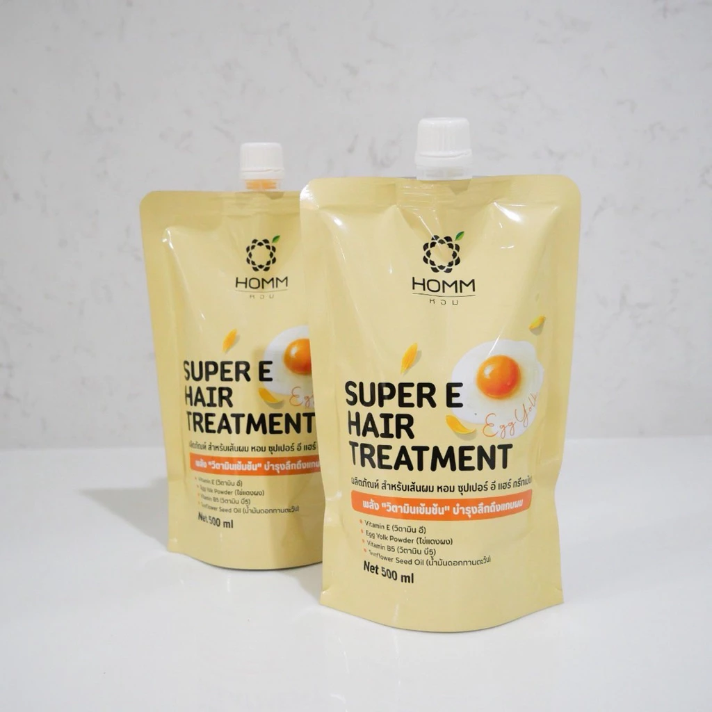 Homm Super E Hair Treatment หอม ซุปเปอร์ อี แฮร์ ทรีทเม้นท์