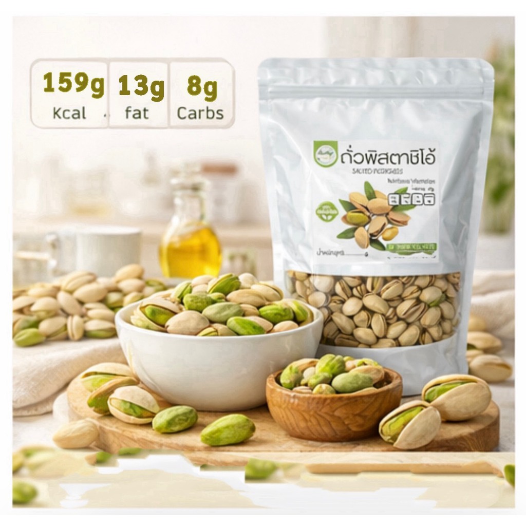 ถั่วพิสตาชิโอ้ 500g(pistachio)