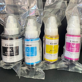 หมึกเติม canon 790 ของแท้ แบบไม่มีกล่อง 4 สี BK C M Y