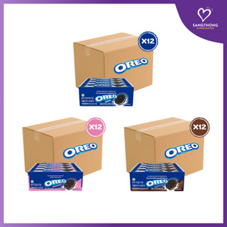 [ยกลัง] โอรีโอ คุกกี้แซนด์วิช 27.6 กรัม บรรจุ 12 แพ็ก