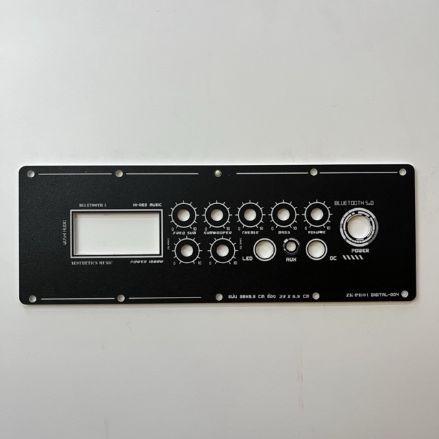 แผ่นเพลทลำโพง Bluetooth DIY รุ่น ZK-Pro1 Digital 004 (28×9.5cm)
