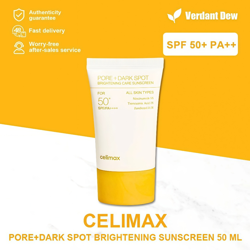ของแท้ / ในสต็อกCELIMAX Pore+Dark Spot Brightening Care Sunscreen 50ML