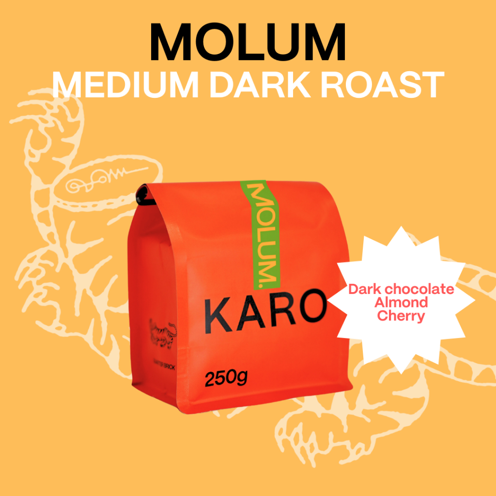 Karo Houseblend Coffee beans  - Molum blend เมล็ดกาแฟคั่วกลาง Washed Process