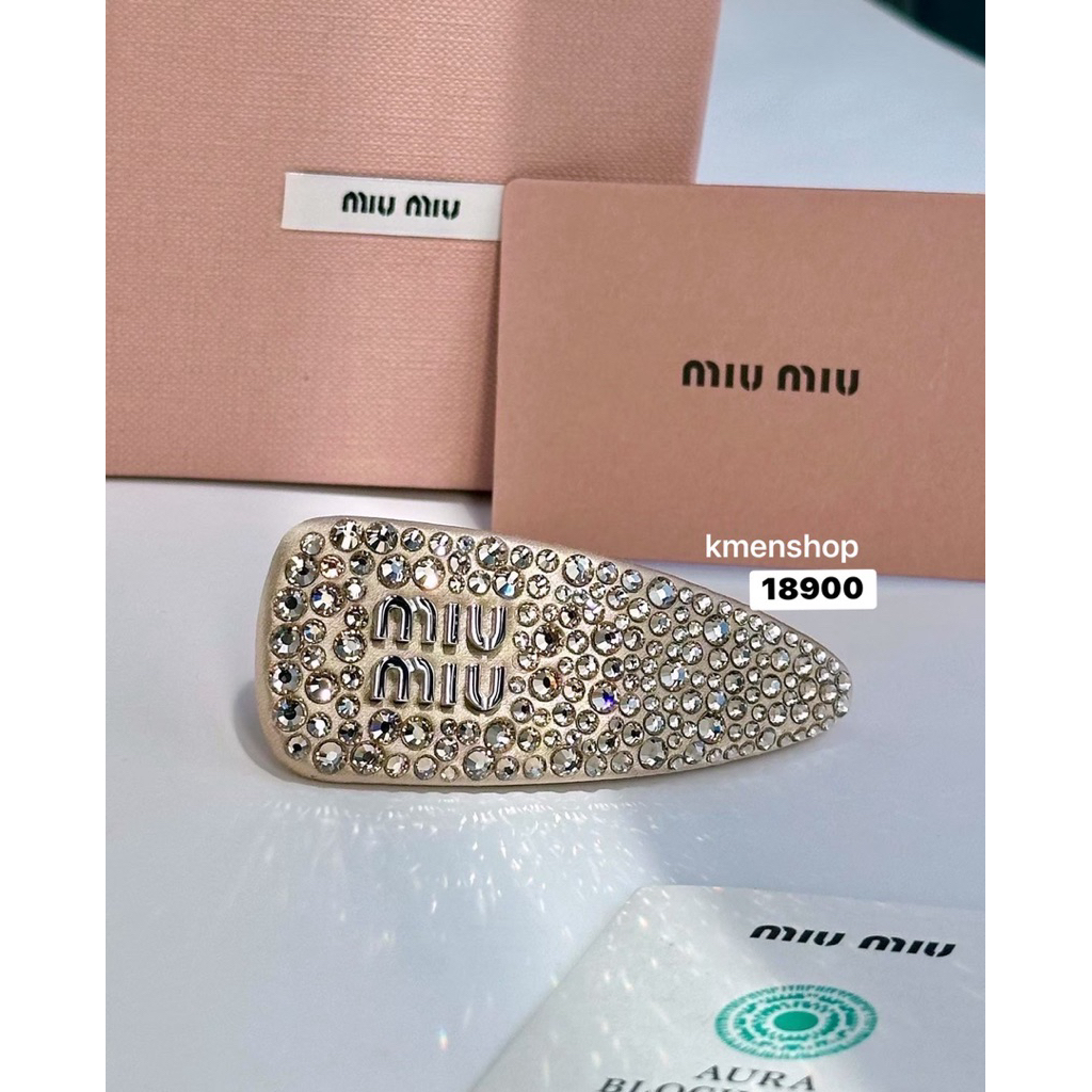 new กิ๊บติดผม miumiu พร้อมส่ง