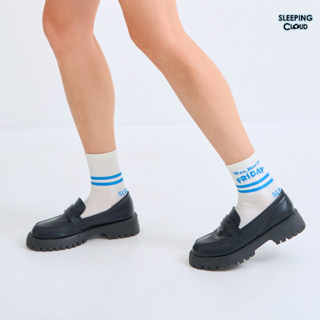 ถุงเท้า Sleeping Cloud ลายสวย เข้าเซตกับชุดนอน 7 สี SEVEN DAYS