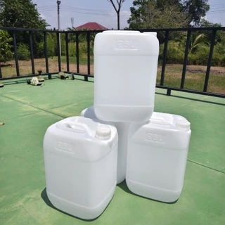 ถัง แกลลอน 25 ลิตร มือหนึ่ง หนาพิเศษ ฝากันรั่วซึม แกลลอนพลาสติก HDPE ใส่อาหาร/เคมี/น้ำมัน