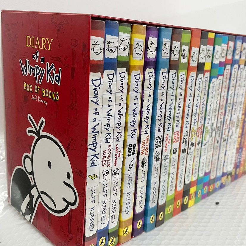 ชุดหนังสือเด็ก Diary of a Wimpy Kid 25 เล่ม | ภาษาอังกฤษ | หนังสือเด็กยอดนิยม | Jeff Kinney