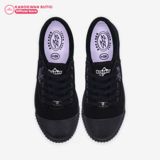 Breaker รองเท้าผ้าใบนักเรียนเบรกเกอร์ Breaker 4x4 สีดำ (Black)