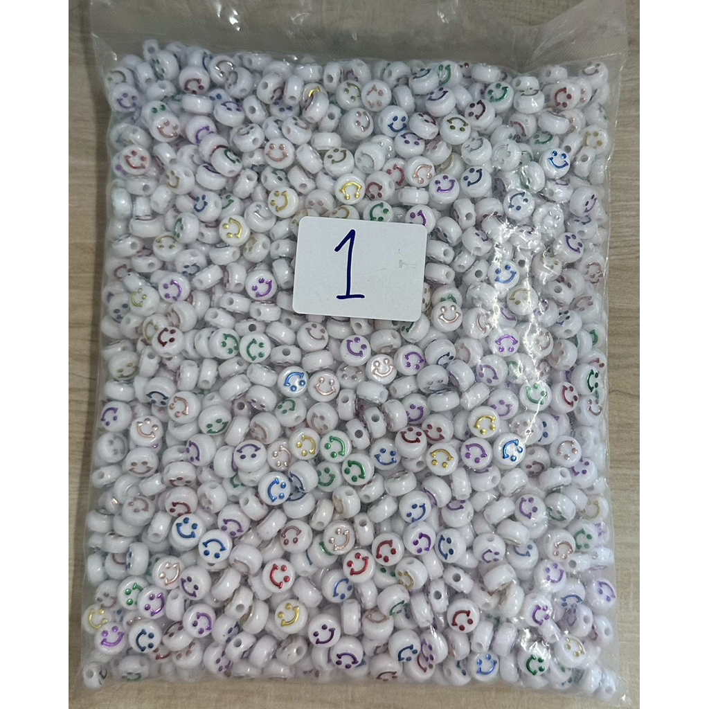 ลูกปัดตัวอักษร10มิล500กรัมสงนDIY ราคาถูก Shopee Lazada
