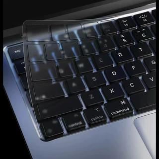Silicone Keyboard Cover For MacBook TPUดำ ซิลิโคนคีย์บอร์ดแมคบุค กันน้ำ กันฝุ่น แผ่นคลุมคีย์บอร์ด