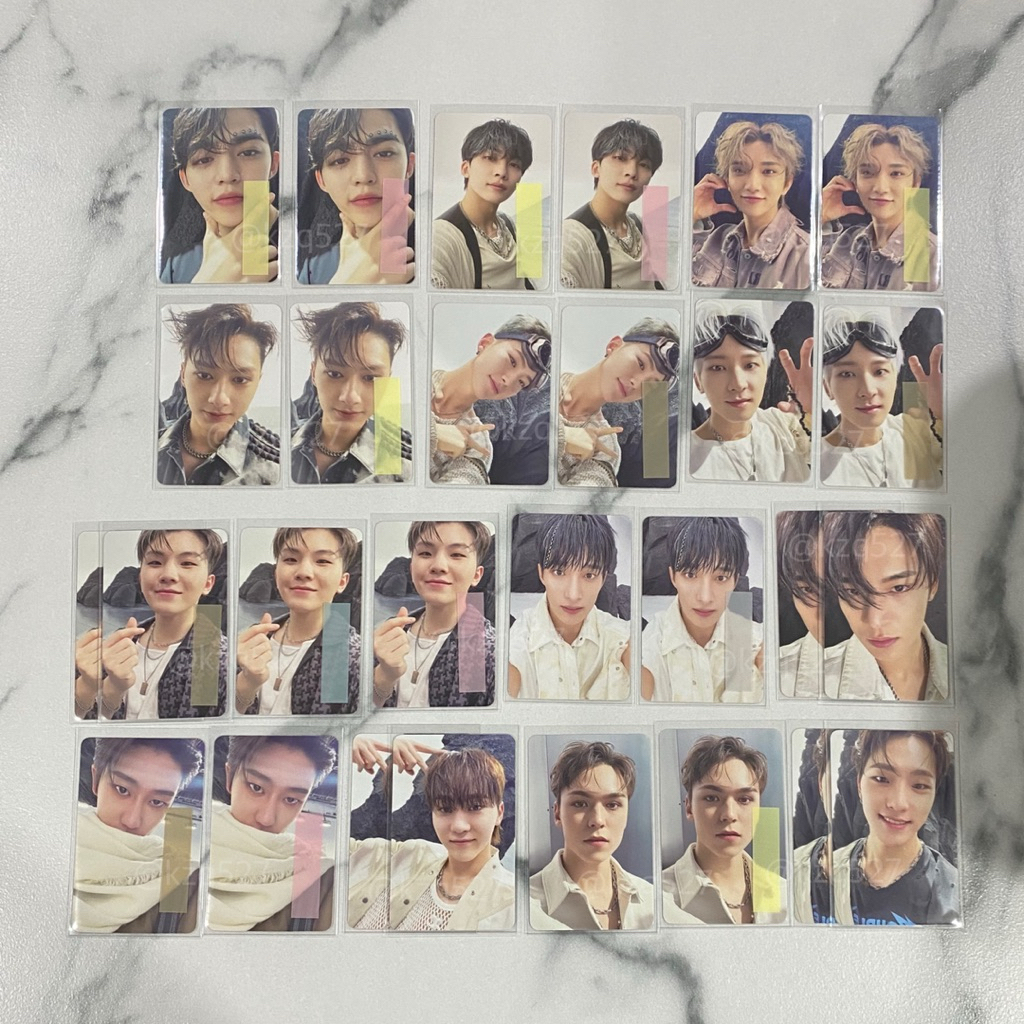 [มีตำหนิ/เฉพาะการ์ด] SEVENTEEN pob benefit kpopmerch shopee video call event face the sun