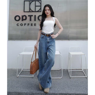 กางเกงยีนส์ขากระบอกใหญ่ รุ่น Balance Jeans