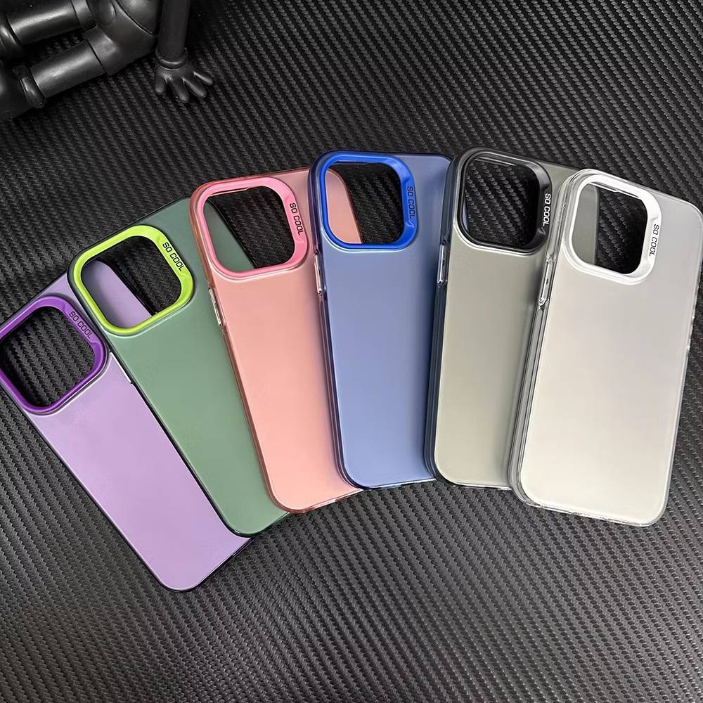 เคสสี หลังแข็ง สำหรับ Redmi15 Note15 15Pro 15ProPlus 15C POCO C85 เคส Socool ขอบนิ่ม สีพื้น สีสวย ป้องกันได้ดี หรูหรา