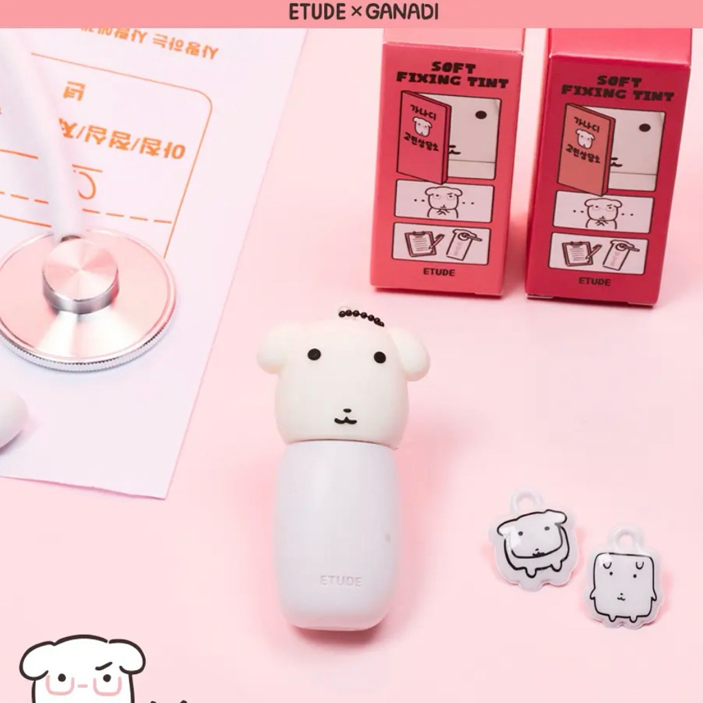 (จำนวนจำกัด‼️) Etude x Ganadi Soft Fixing Tint +(แถมคีย์ริง)