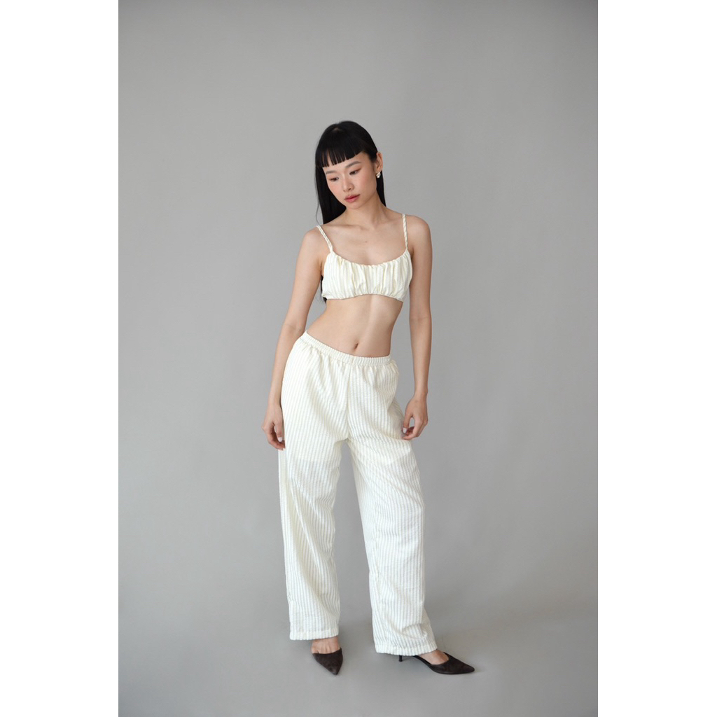 Joey pants🦘 กางเกงขายาว/เชือกผูกพร้อมกระเป๋า2ข้างและกระเป๋าหลัง Highestjump