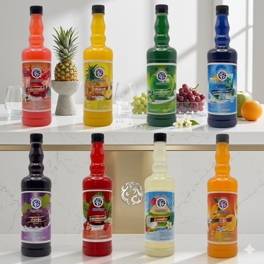 ไซรัปน้ำผลไม้ ดราก้อน 750ml