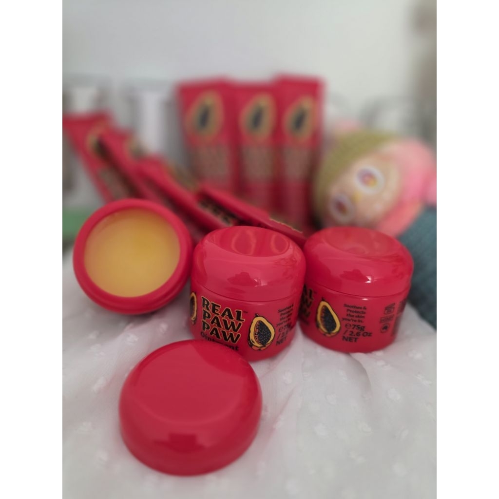 [สูตรเข้มข้นพิเศษ] Real Paw Paw Ointment 25g / 75g บาล์มมะละกอออร์แกนิค แก้ปากลอก ผิวแห้ง ยุงกัด 🇦🇺