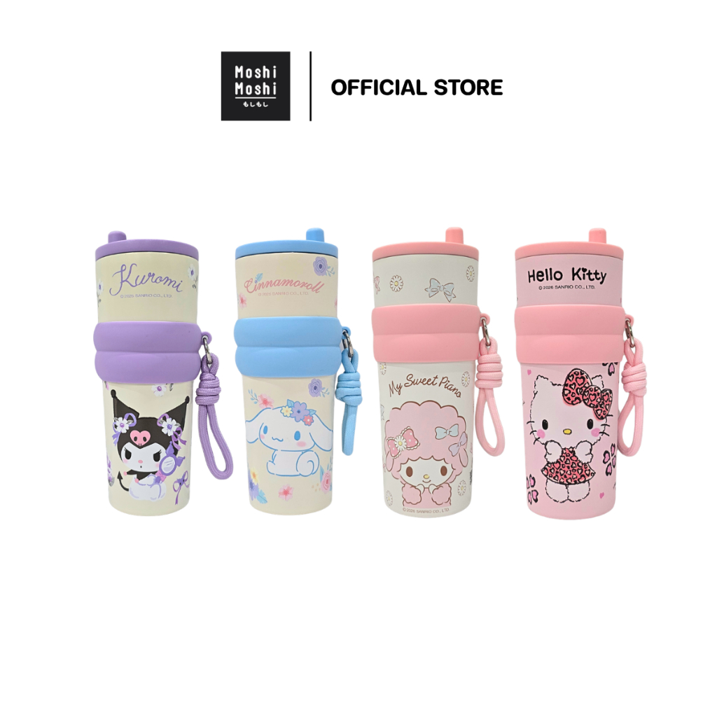 Moshi Moshi แก้วน้ำร้อนเย็น กระบอกน้ำร้อนเย็น ลายลิขสิทธิ์แท้จากค่าย Sanrio รุ่น 8100046063-50757