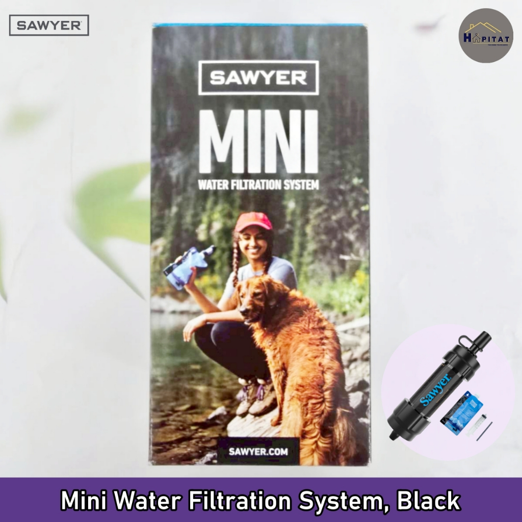{Sawyer®} Mini Water Filtration System, Black เครื่องกรองน้ำขนาดเล็ก