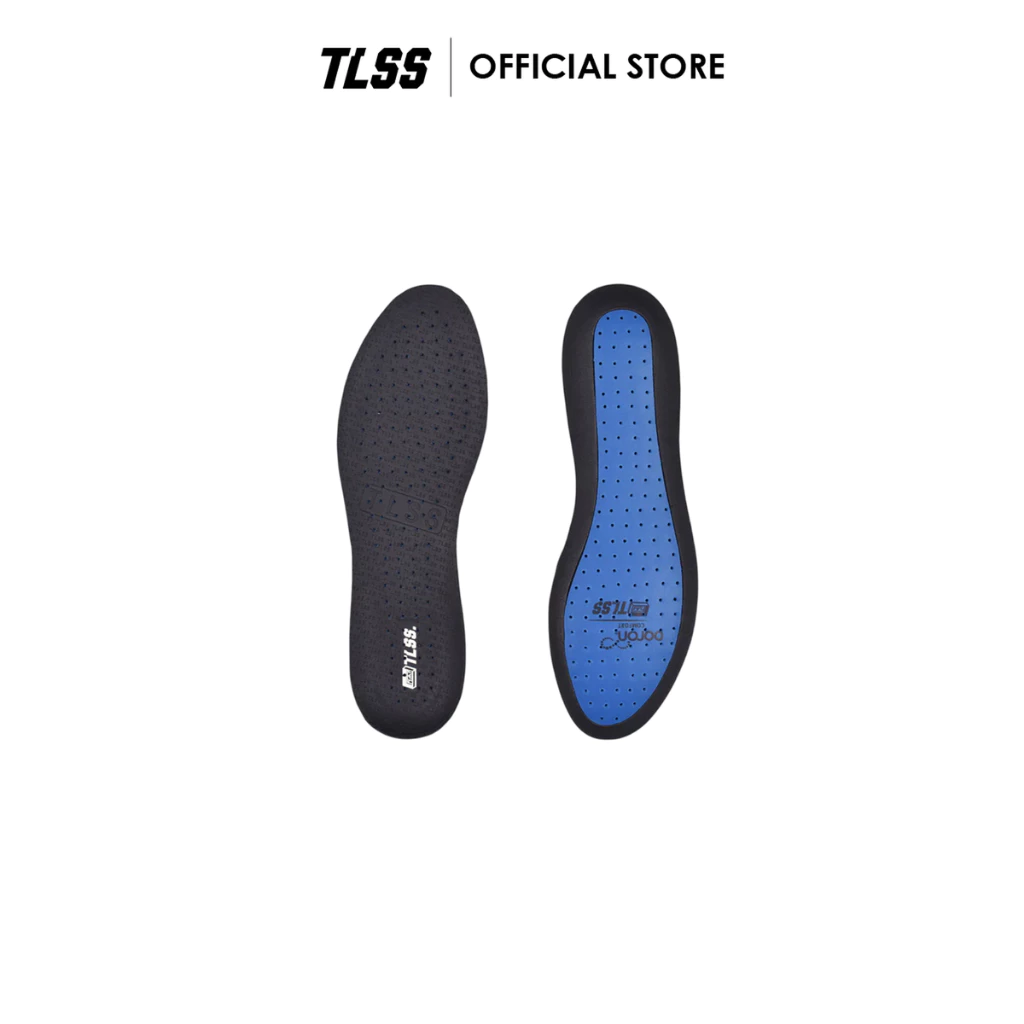 TLSS ANTI-SLIP AND SHOCK-ABSORBING FULL-SOLE PORON SPORTS SHOE INSOLE (TLSSXD-HEI-1) แผ่นรองพื้นรองเท้า TLSS สีดำ