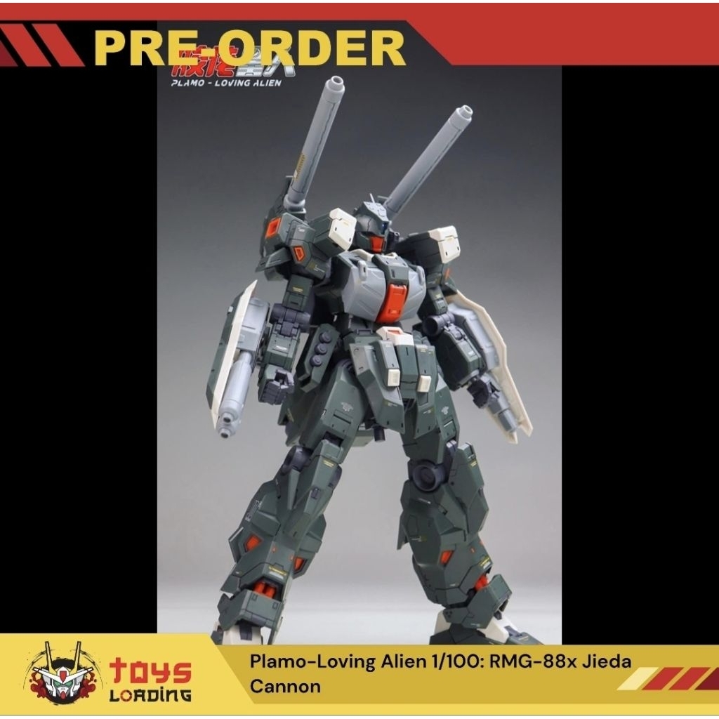 (Pre-Order) Plamo-Loving Alien 1/100: RMG-88x Jieda Cannon