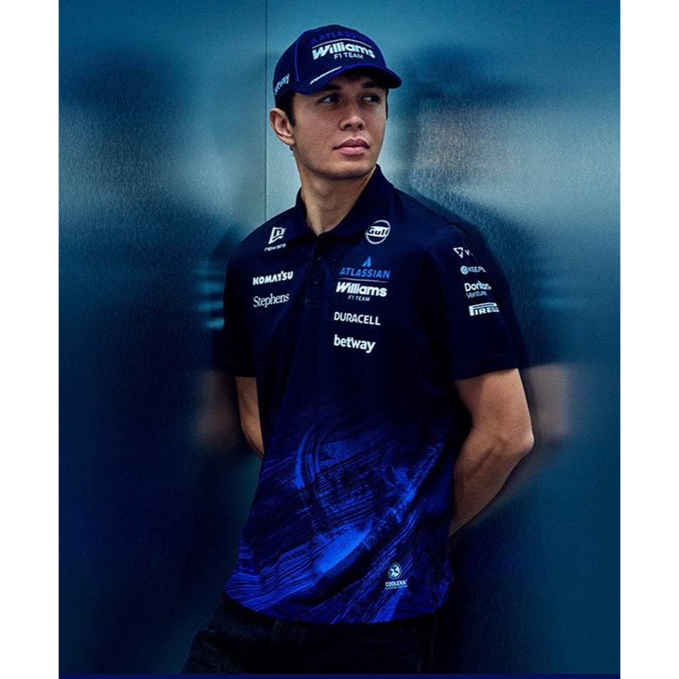 (สินค้าพร้อมส่งในไทย) (แท้100%การันตี) Williams F1 Team 2026 Tech Polo Mens - Night Shift Navy