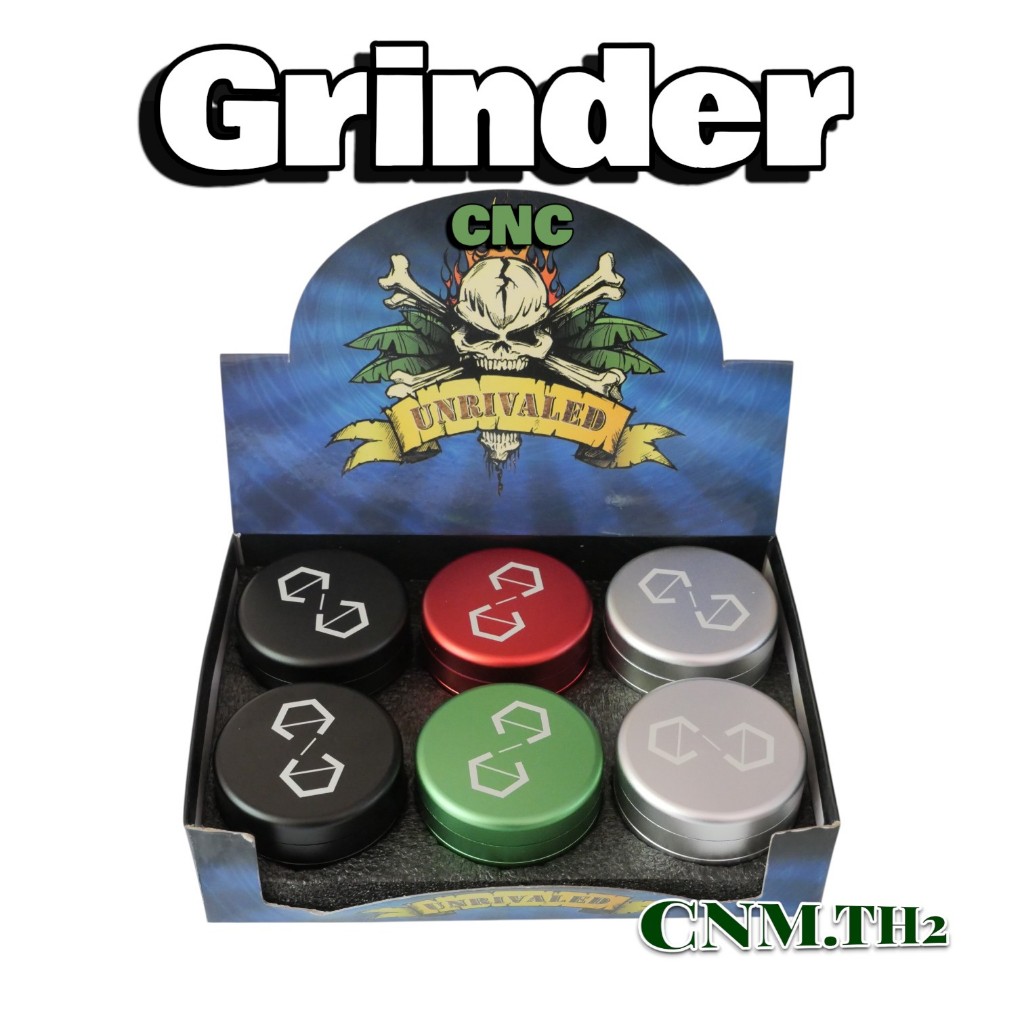 Premium Grinder – เครื่องบดสมุนไพรโลหะ 4 ชั้น งาน CNC ละเอียด ใบมีดคม บดลื่น (เซตคละสี) ราคา ถูกที่สุด ดีลบีเคเค