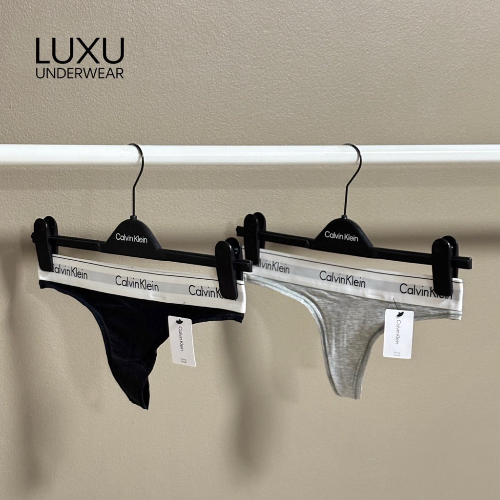 (พร้อมส่ง) Calvin Klein กางเกงชั้นในผู้หญิง Modern Cotton Thong ของแท้ 100%🇺🇸