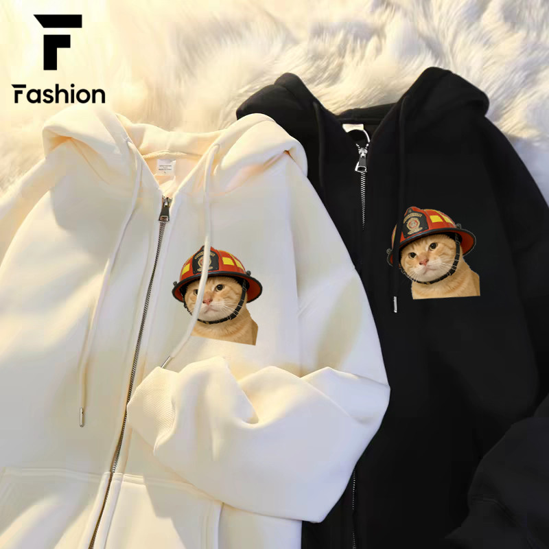 แจ็คเก็ตมีฮู้ด Unisex สไตล์สปอร์ต Casual ใส่สบาย ไม่อับชื้น เนื้อผ้านุ่ม สบายผิว