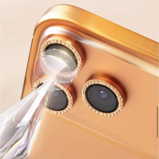 ฟิล์มเลนส์กล้อง เลนส์กล้อง เพชร สำหรับรุ่น iPhone 17 17pro 17Promax 17Air