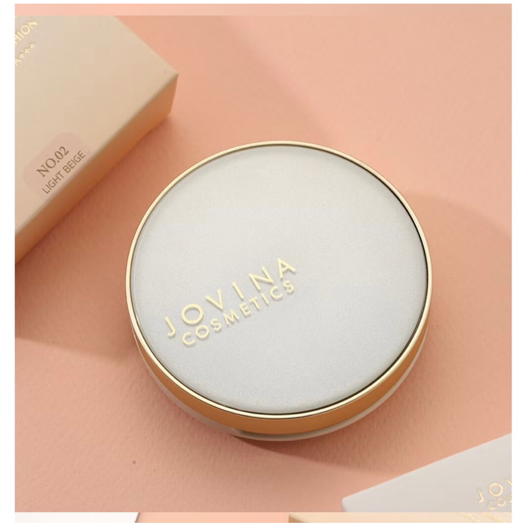 JOVINA COSMETICS Everyday Perfecting Cushion  SPF 25 PA+++ 15g คุชชั่นเนื้อกึ่งแมทฟินิชผิวดูเรียบเนี