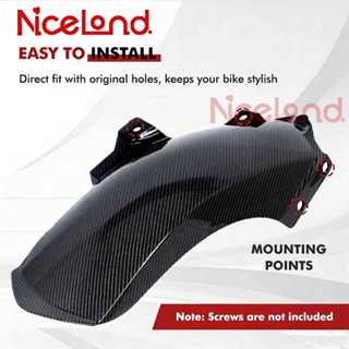 บังโคลนหลัง PCX160/ADV160 คาร์บอน กันน้ำ ติดตั้งง่าย