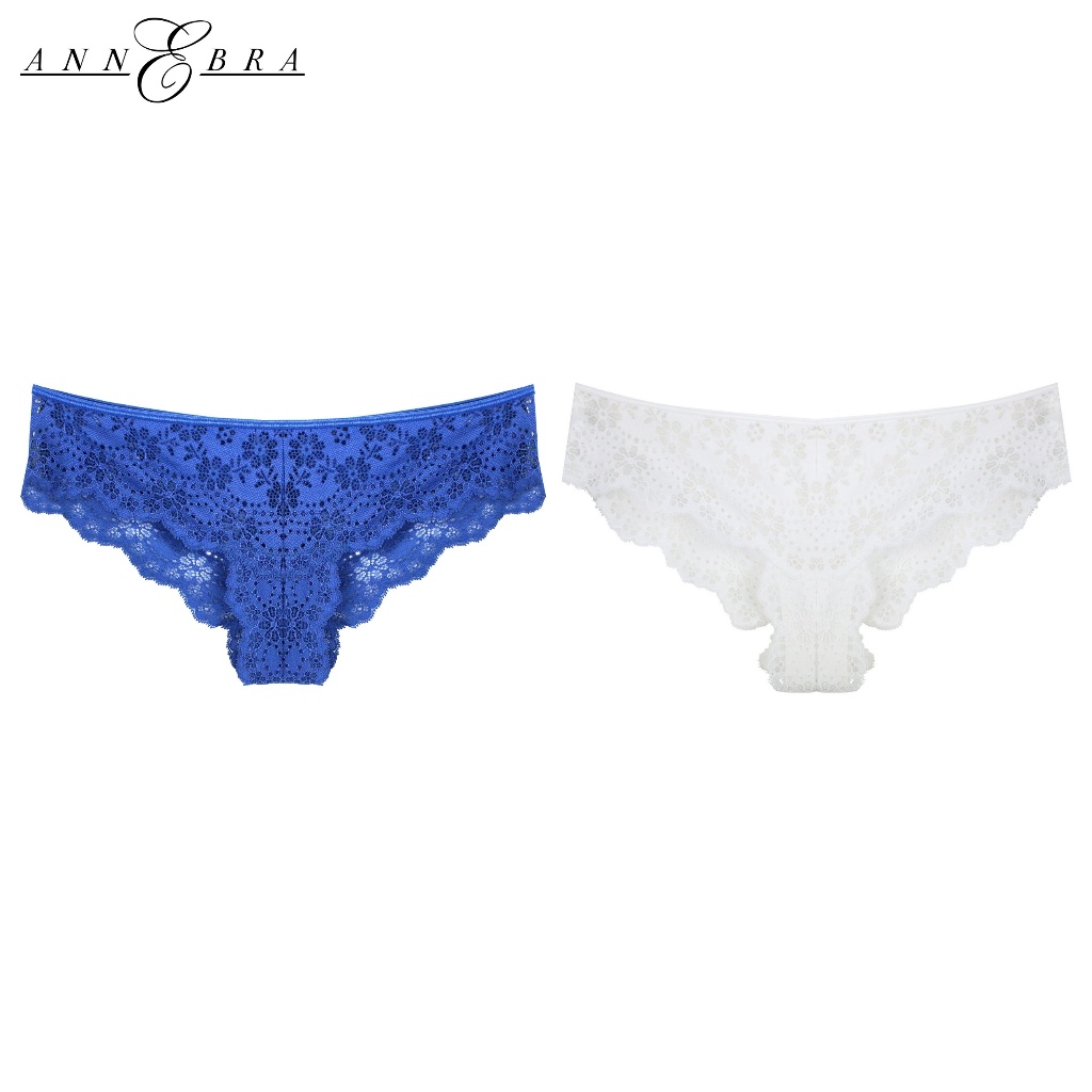 Annebra กางเกงในลูกไม้ ทรงบอยเลค ผ้าลูกไม้ยืด Boyleg Lace Panty รุ่น AU3-925