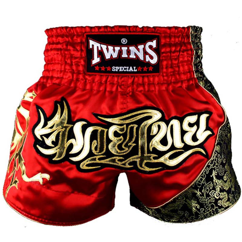 Twins Muay Thai Shorts Red กางเกงมวยไทย