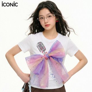 iCONiC RISING MICROPHONE #20400X เสื้อยืด พิมพ์ลาย นักร้อง ไ…