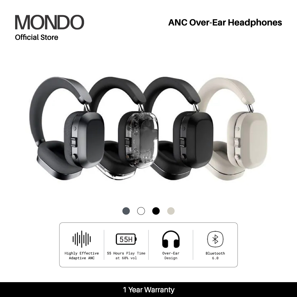 MONDO ANC Over-Ear Headphone - หูฟังไร้สาย หูฟังตัดเสียงรบกวน