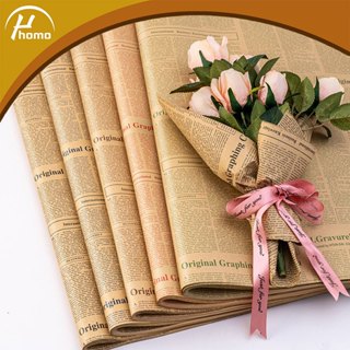 (50*70cm)กระดาษห่อช่อดอกไม้ 10แผ่น/แพ็ค ช่อดอกไม้ ห่อของขวัญ…