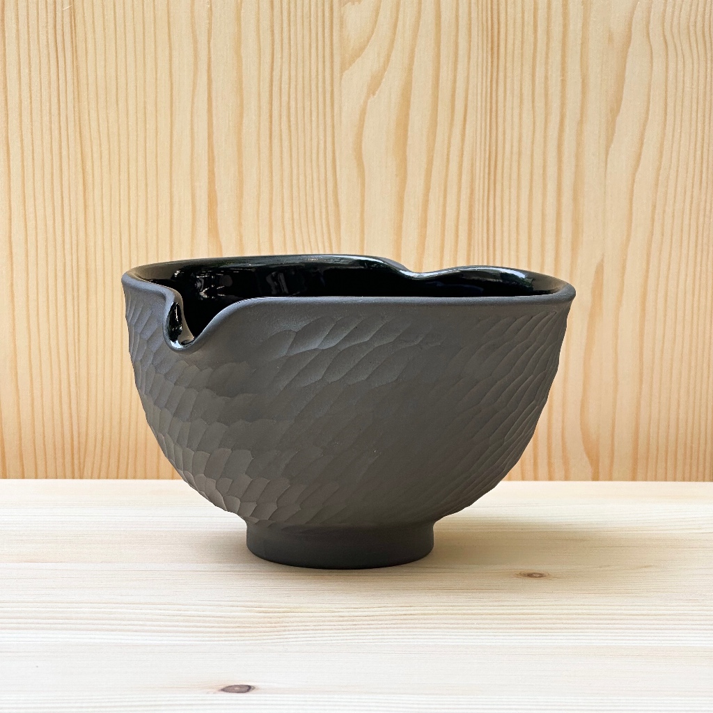 ANOTHER CUP Black Heart Matcha Bowl