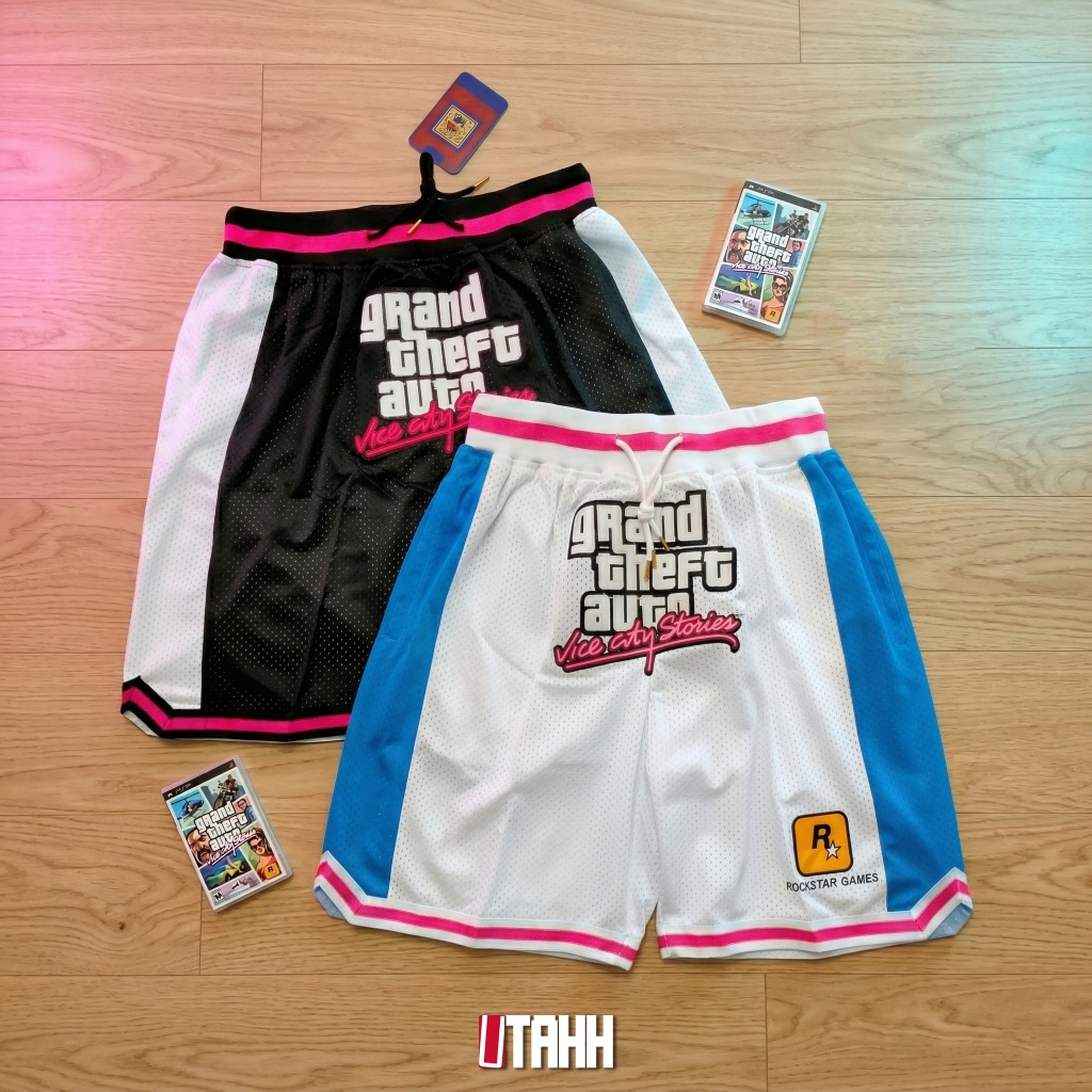 กางเกง GTA Justdon กางเกงกีฬา บาสเกตบอล ขาสั้น แนวสตรีท 008