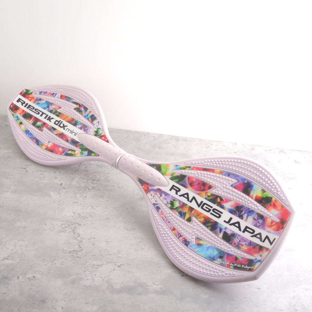 RIPSTIK >> DLX MINI Snake Board, Waveboard, Caster Board สีชมพูอมม่วง ล้อชมพู สภาพสวยตำหนิน้อย มือสอ