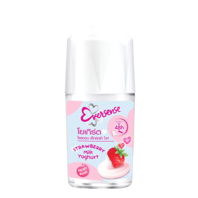 [Gift] Eversense เอเวอร์เซ้นส์ เอ็กซ์ตร้า ไวท์ สตรอว์เบอร์รี มิลค์ โยเกิร์ต โรลออน 25 มล. (สินค้าสมนาคุณงดจำหน่าย)