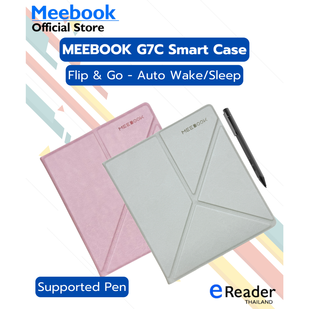 Meebook G7C Smart Cover เคสสำหรับ G7C - Flip&Go Auto sleep (Supported Pen)