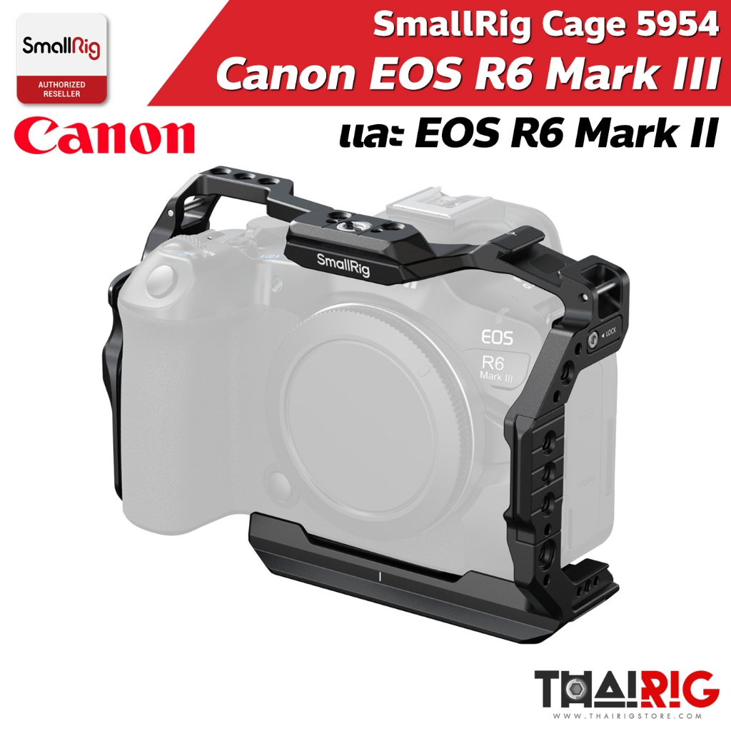 📌ส่งจากไทย📦 SmallRig Cage EOS R6III R6II HawkLock Cage 5954 Quick Release Cage R6 II , III