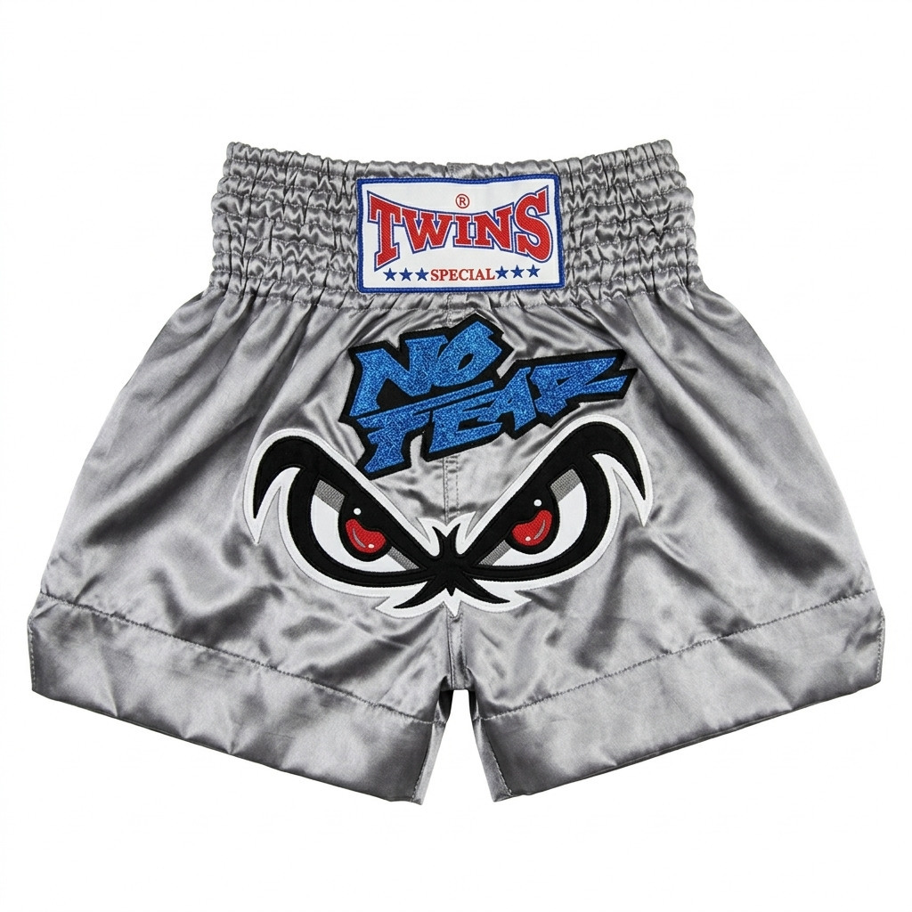 Twins Muay Thai Shorts Grey กางเกงมวยไทย