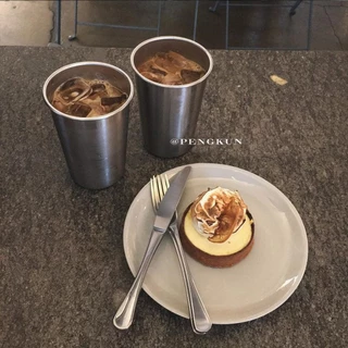 แก้วน้ำสแตนเลสแบบเย็น 500มล. แก้วเครื่องดื่มสำหรับร้านอาหาร