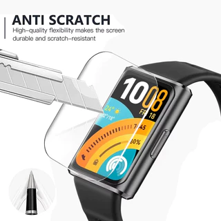 กระจกนิรภัย ฟิล์มนุ่ม Huawei Band 11 / 11 Pro /10 กันชนป้องกันหน้าจอ นาฬิกาอัจฉริยะ Huawei Band 9 8
