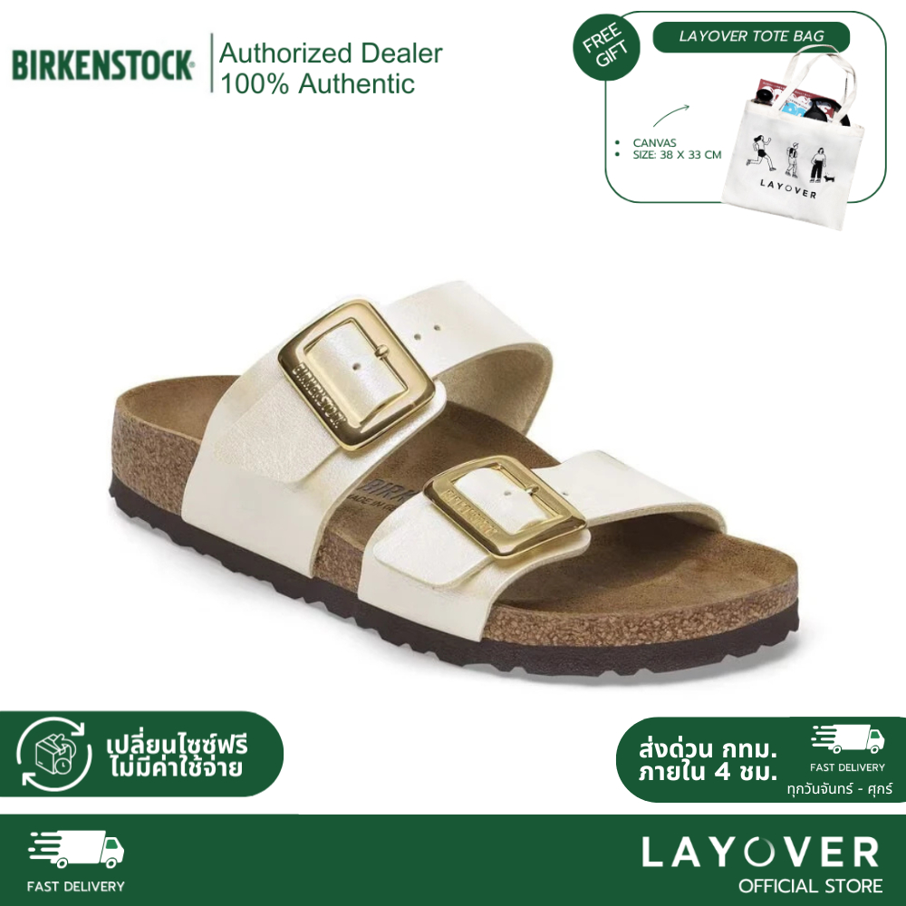 [ส่วนลด20% 20XTRA35]  BIRKENSTOCK Sydney สี Graceful pearl white ใหม่ล่าสุด