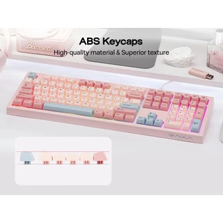 คีย์บอร์ด - AULA S102 - Wired Membrane Keyboard คีย์ไทย รับประกัน 2 ปี
